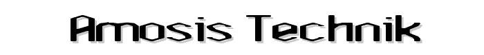 Amosis Technik font